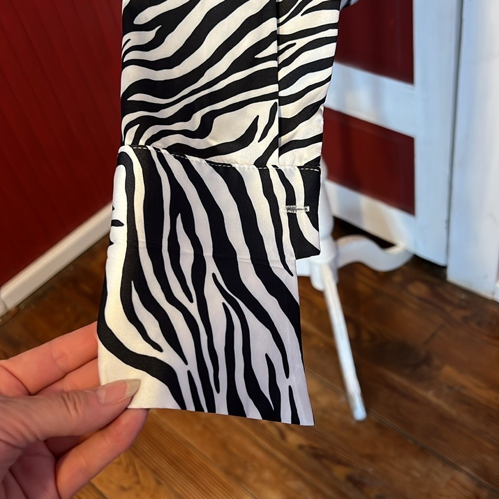 Boston ProperZebra Print Blouse 10 - Picture 3 of 7